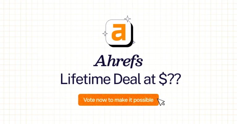Ahrefs lifetime deal