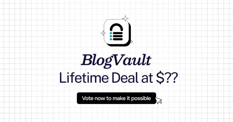 BlogVault Lifetime Deal