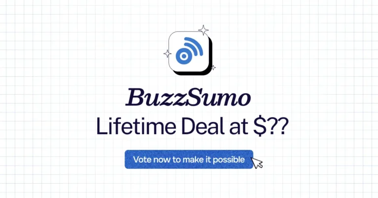 BuzzSumo Lifetime Deal