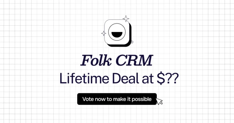 Folk CRM lifetime deal