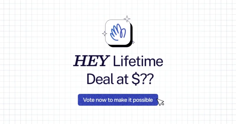 HEY Lifetime deal