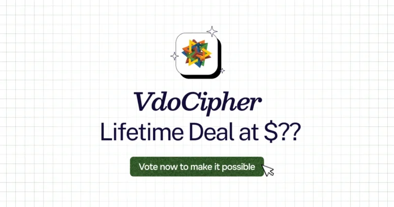 VdoCipher lifetime deal