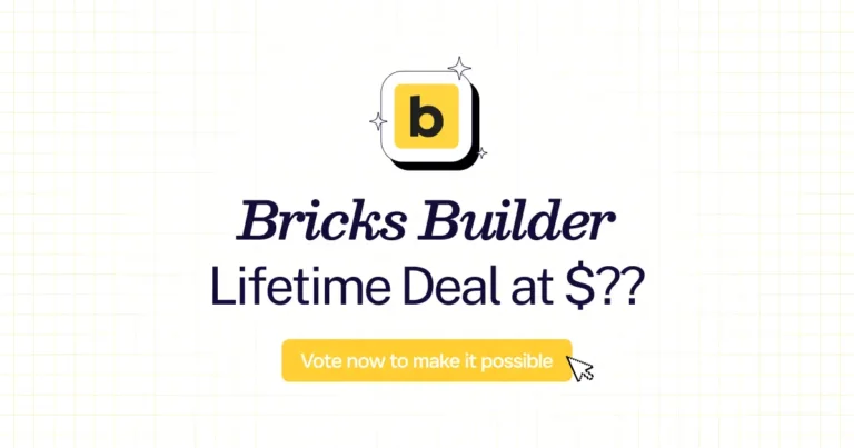 Bricks Builder lifetime deal