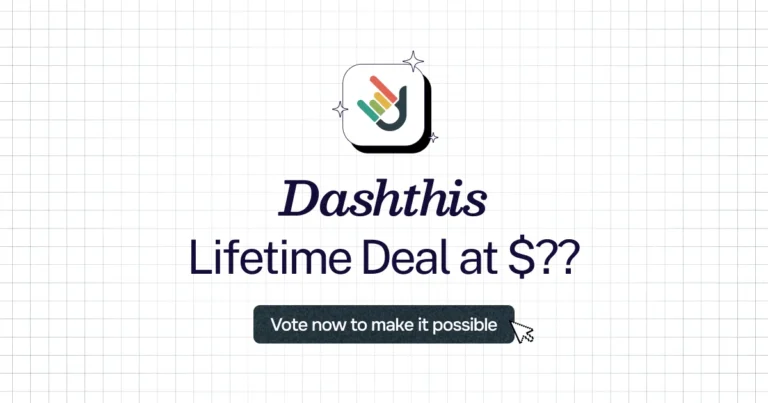 Dashthis lifetime deal