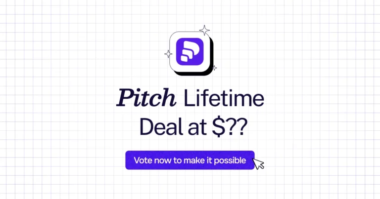 Pitch lifetime deal