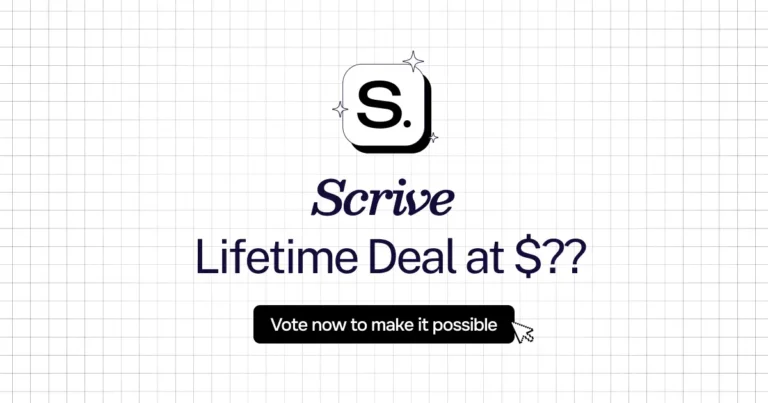 Scrive lifetime deal