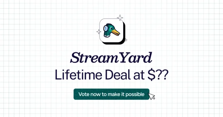 StreamYard lifetime deal