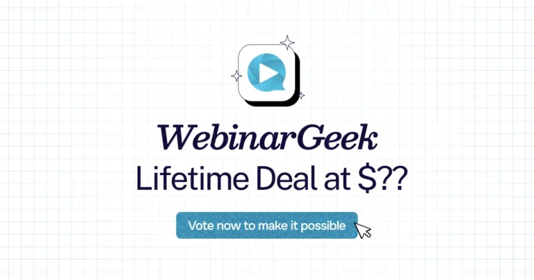 WebinarGeek lifetime deal