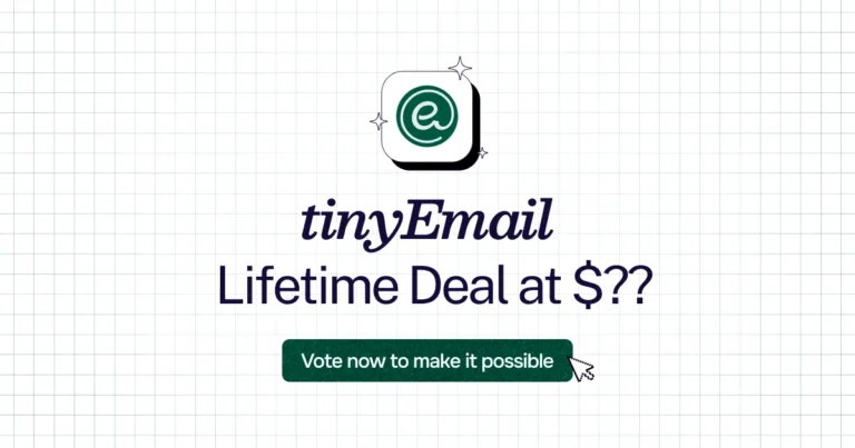 tinyEmail lifetime deal