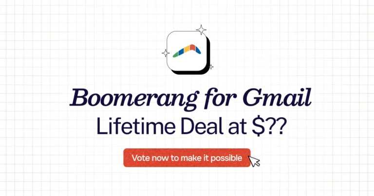 Boomerang lifetime deal