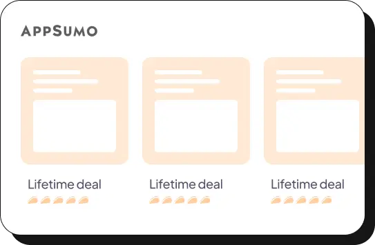 image of how appsumo lists deals