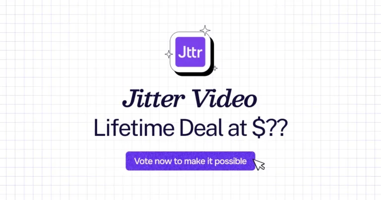 Jitter Video lifetime deal