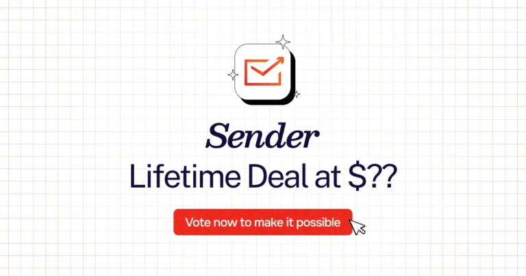 Sender lifetime deal