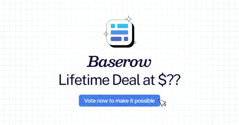 Baserow lifetime deal