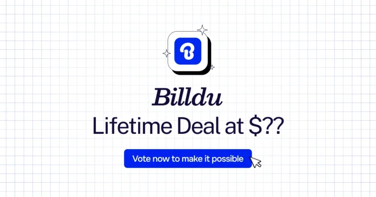 Billdu lifetime deal