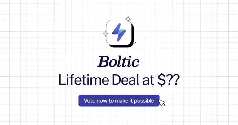 Boltic lifetime deal
