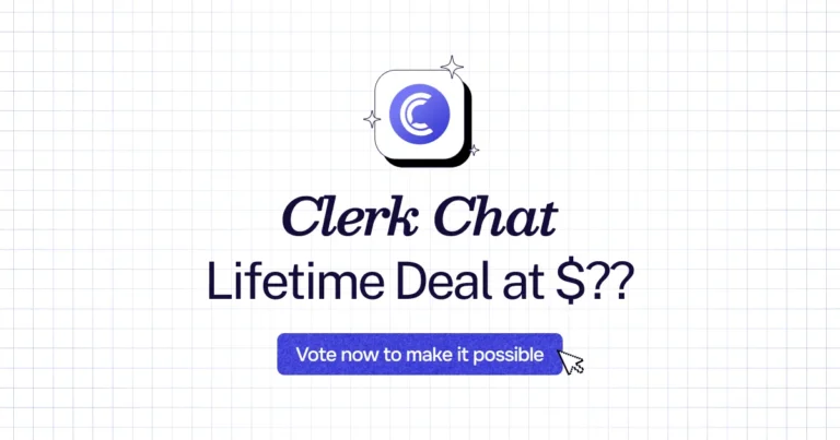Clerk Chat lifetime deal