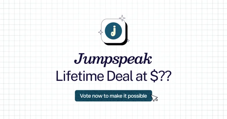 Jumpspeak lifetime deal