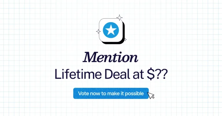 Mention lifetime deal