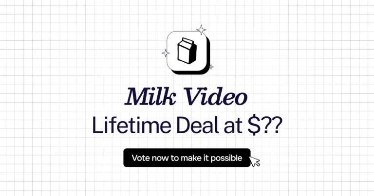 Milk Video lifetime deal