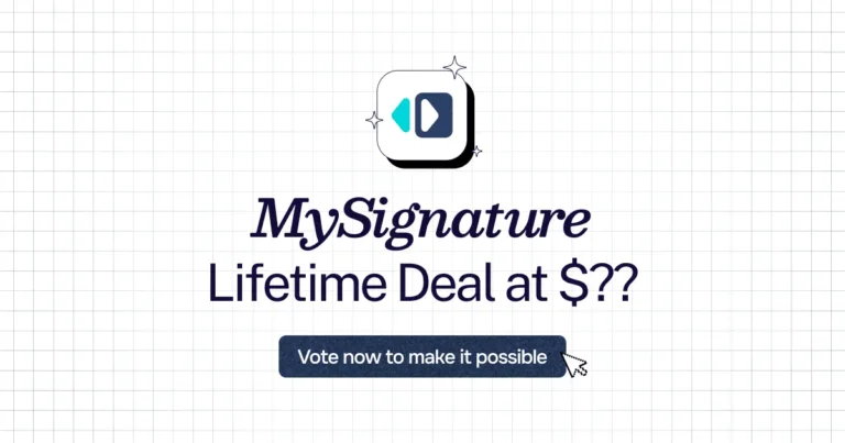 MySignature lifetime deal