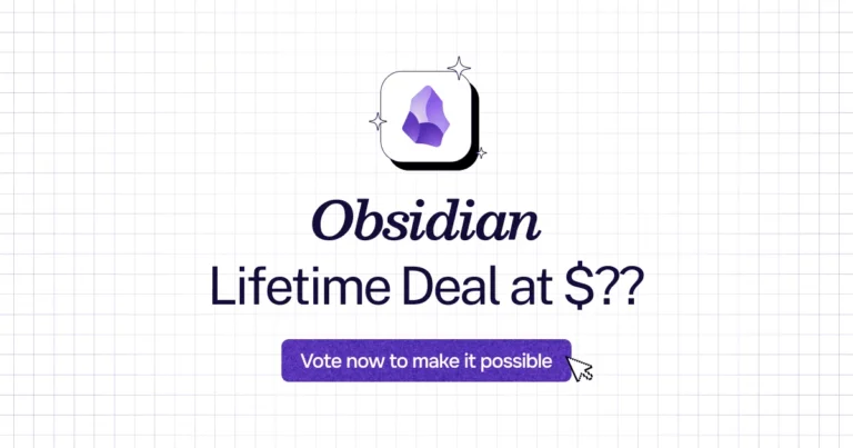 Obsidian lifetime deal