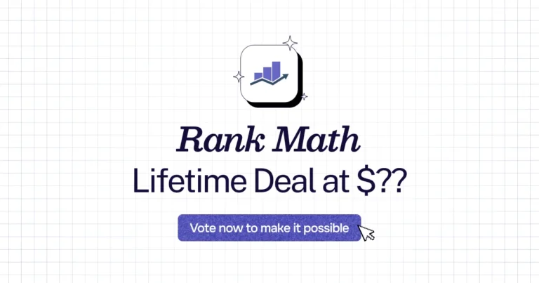 Rank Math lifetime deal