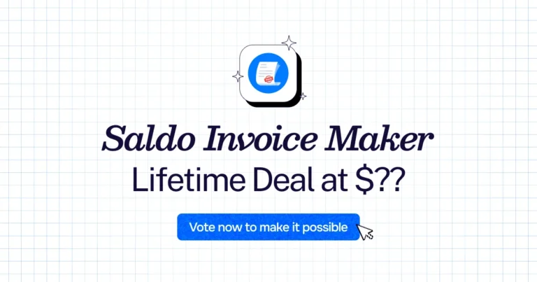 Saldo Invoice Maker lifetime deal
