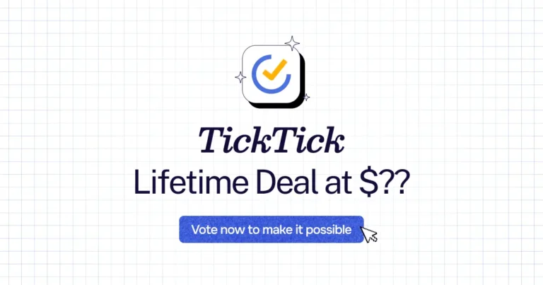 TickTick lifetime deal