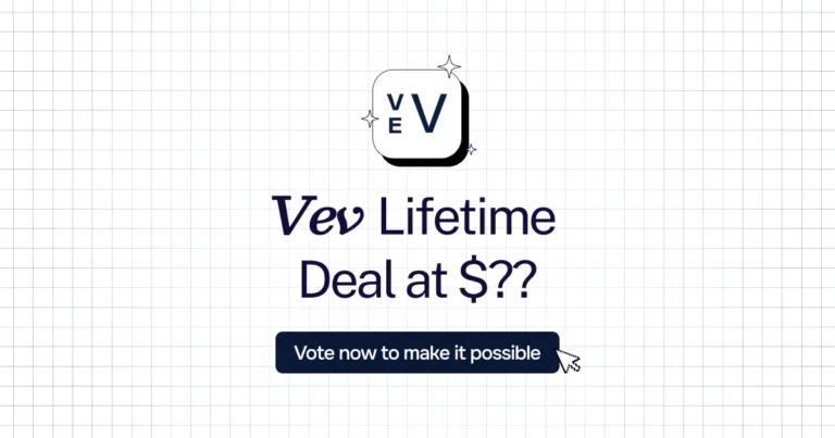 Vev lifetime deal