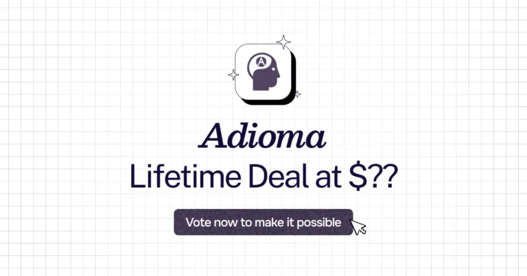 Adioma lifetime deal