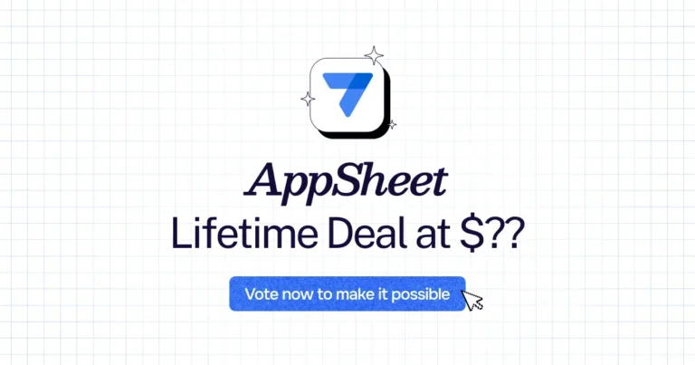 AppSheet lifetime deal
