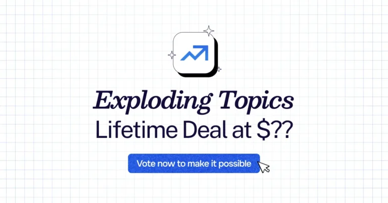 Exploding Topics lifetime deal