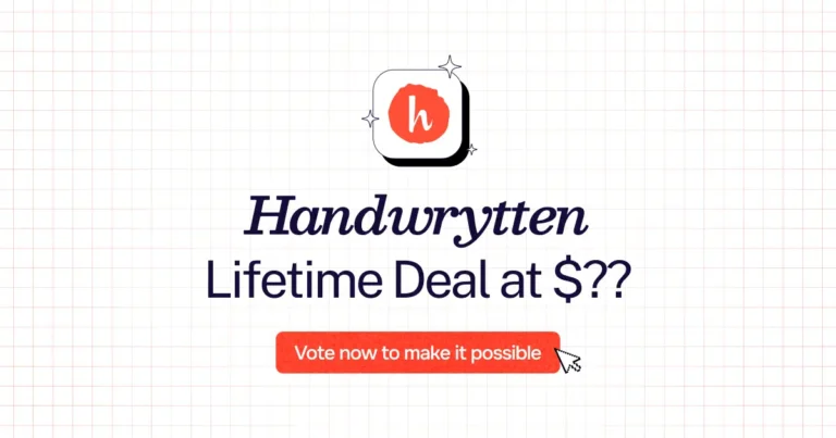 Handwrytten lifetime deal