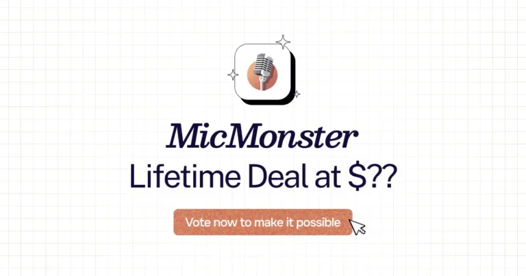 MicMonster lifetime deal