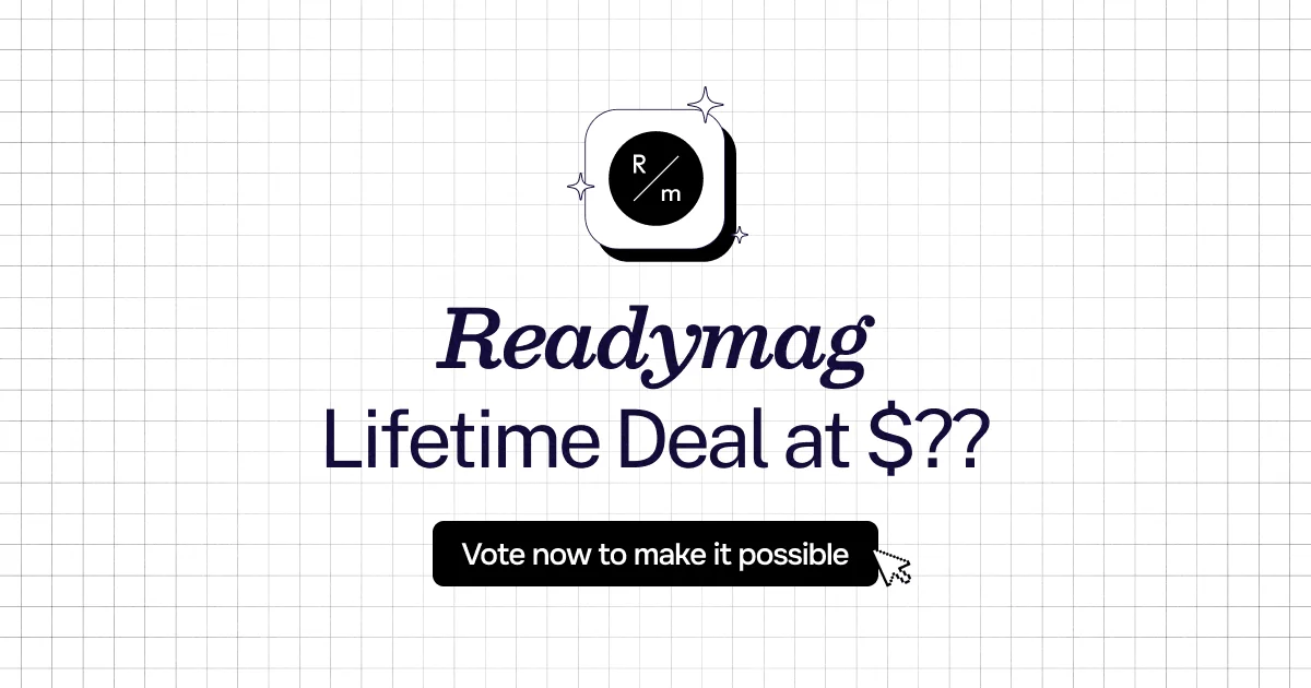 Readymag Lifetime Deal: No More Subscription Worries