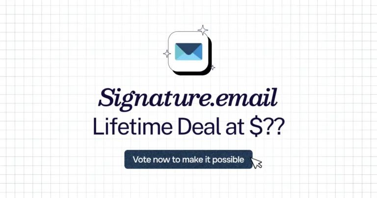 Signature.email lifetime deal