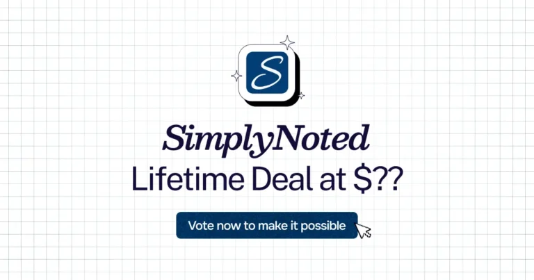 SimplyNoted lifetime deal