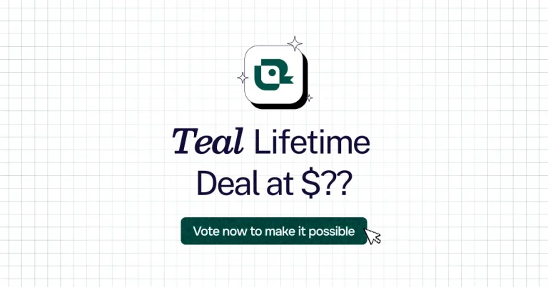 Teal lifetime deal