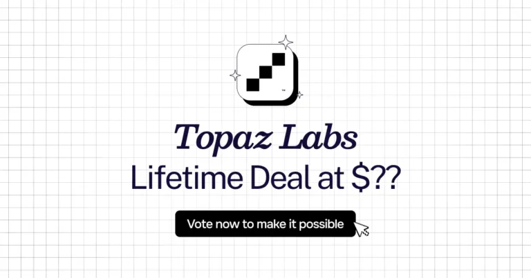 Topaz Labs lifetime deal