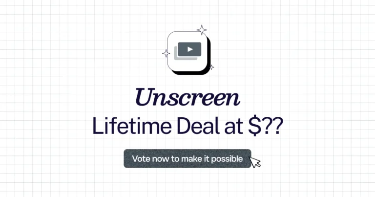 Unscreen lifetime deal