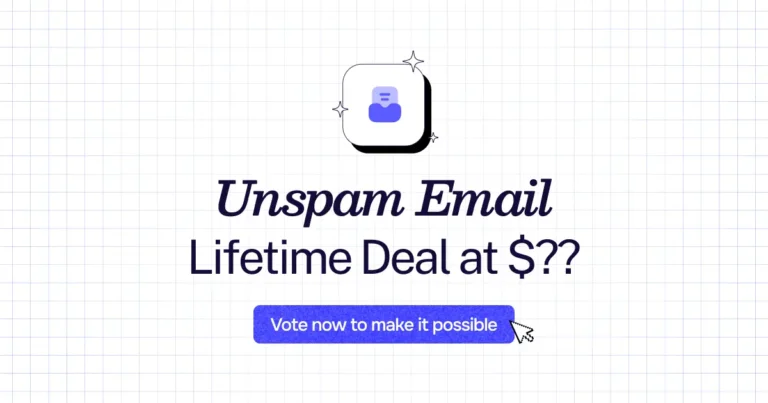 Unspam Email lifetime deal