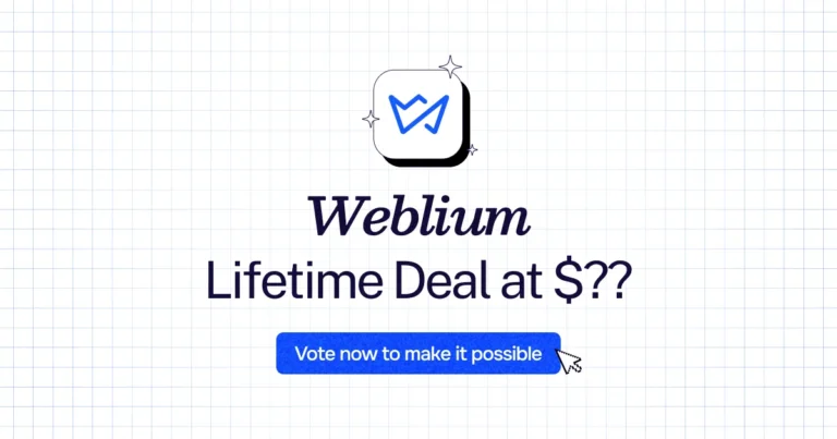 Weblium lifetime deal
