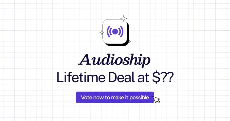 Audioship lifetime deal