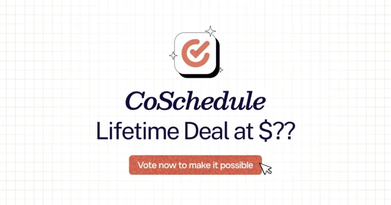 CoSchedule lifetime deal