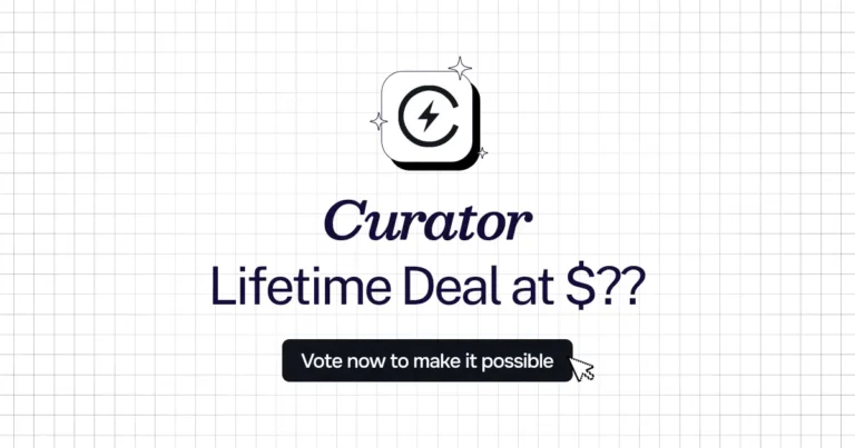 Curator lifetime deal