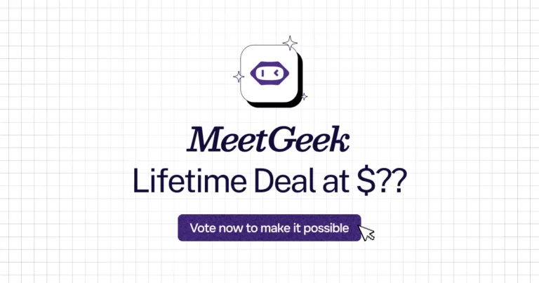 MeetGeek lifetime deal