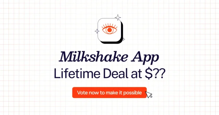 Milkshake App lifetime deal