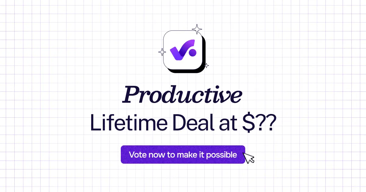 Productive Lifetime Deal: No More Recurring Payments