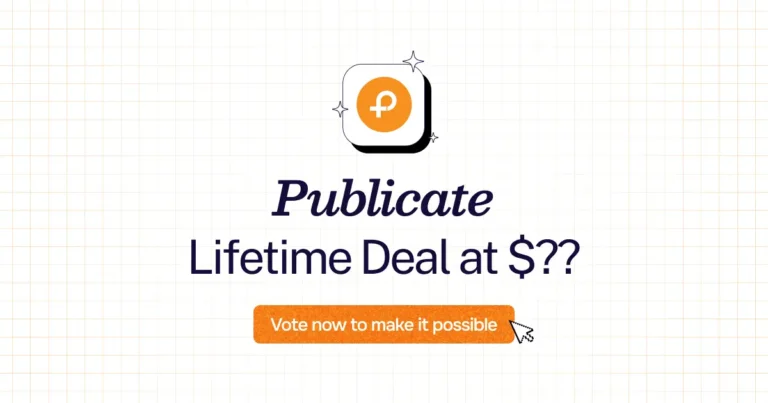 Publicate lifetime deal
